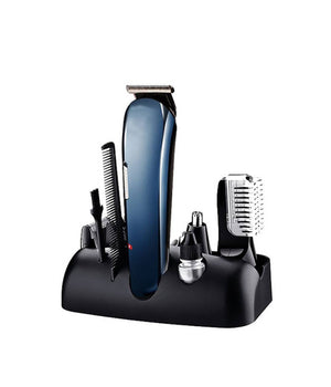 Rasoio 8in1 Gm596 Batteria Ricaricabile Trimmer Kit Cura Uomo Tagliacapelli Barba         