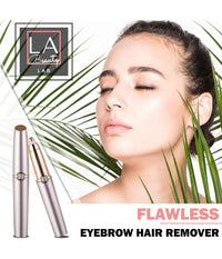 Rasoio Depilazione Rimozione Regolatore Indolore Sopracciglia Con Luce A Batteria         