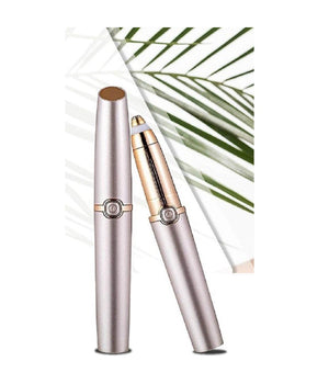 Rasoio Depilazione Rimozione Regolatore Indolore Sopracciglia Con Luce A Batteria         