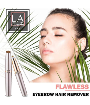 Rasoio Depilazione Rimozione Regolatore Indolore Sopracciglia Con Luce A Batteria         