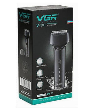 Rasoio Elettrico 3 Lame Ipx7 Impermeabile Usb Ricaricabile Indicatore Led V-380         