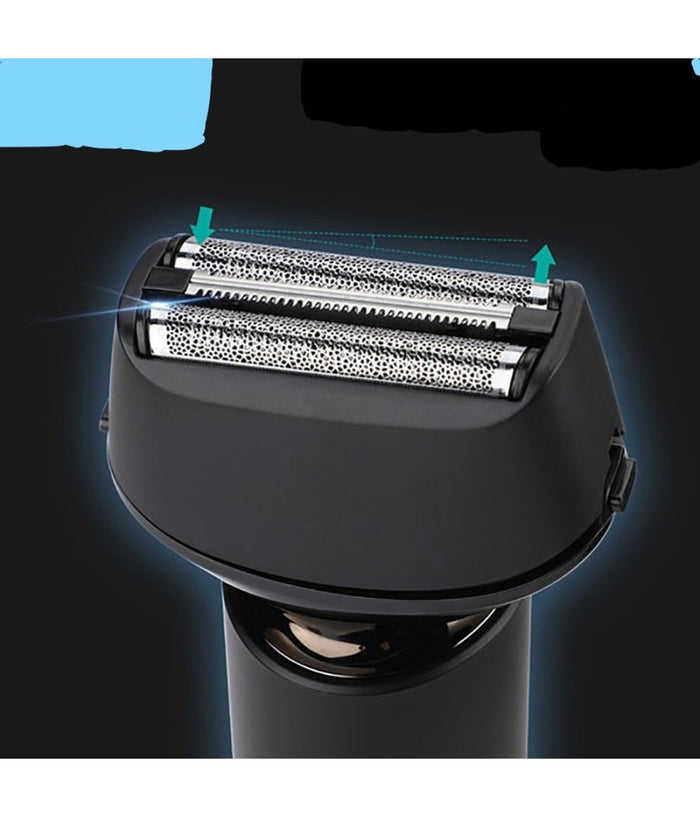 Rasoio Elettrico 3 Lame Ipx7 Impermeabile Usb Ricaricabile Indicatore Led V-380         