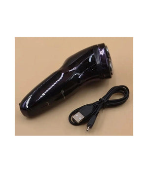 Rasoio Elettrico 3 Teste Rotativo A Batteria Ricaricabile Senza Fili Uomo Gm-7730         