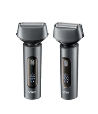 Rasoio Elettrico Barba Trimmer Professionale Ricaricabile Ipx7 Lavabile Vgr V-381         