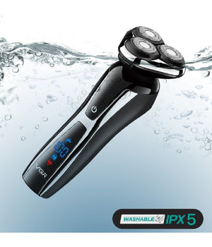 Rasoio Elettrico Barba Trimmer Usb Ricaricabile Impermeabile Con Display V-309         