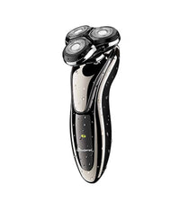 Rasoio Elettrico Cordless Gm-7719 Batteria Ricaricabile Impermeabile Testa Galleggiante         