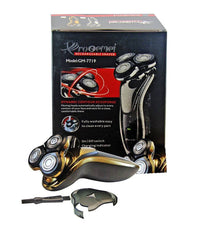 Rasoio Elettrico Cordless Gm-7719 Batteria Ricaricabile Impermeabile Testa Galleggiante         