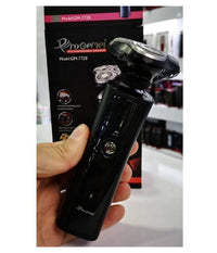 Rasoio Elettrico Gm7728 A Batteria 3 Testine Professionale Barba Capelli Cordless         