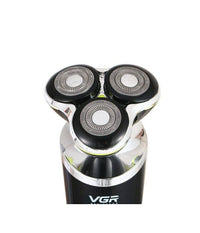 Rasoio Elettrico Per Barba E Capelli Senza Fili Impermeabile 3 Testine Vgr V-308         