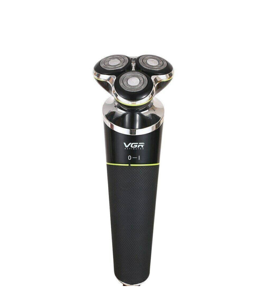 Rasoio Elettrico Per Barba E Capelli Senza Fili Impermeabile 3 Testine Vgr V-308         
