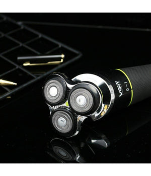 Rasoio Elettrico Per Barba E Capelli Senza Fili Impermeabile 3 Testine Vgr V-308         