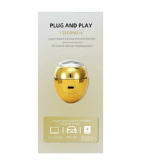 Rasoio Elettrico Portatile A Forma Di Uovo Ricaricabile Usb Impermeabile V-321         