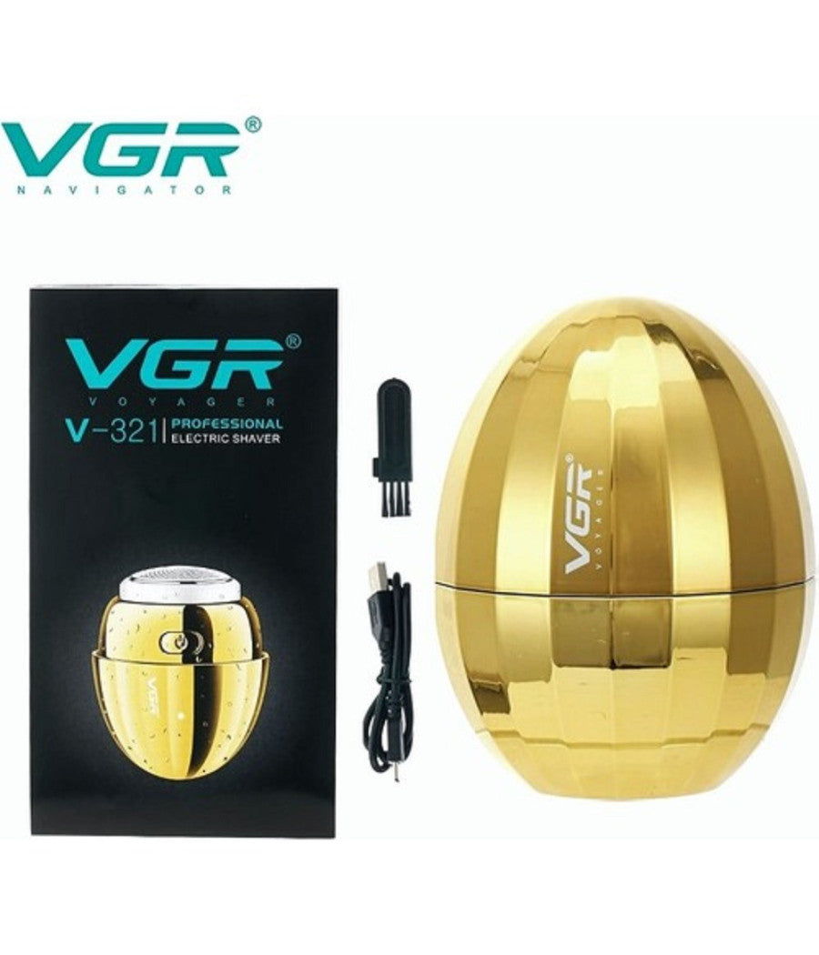 Rasoio Elettrico Portatile A Forma Di Uovo Ricaricabile Usb Impermeabile V-321         