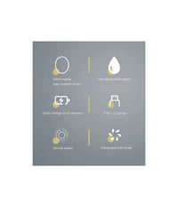 Rasoio Elettrico Portatile A Forma Di Uovo Ricaricabile Usb Impermeabile V-321         