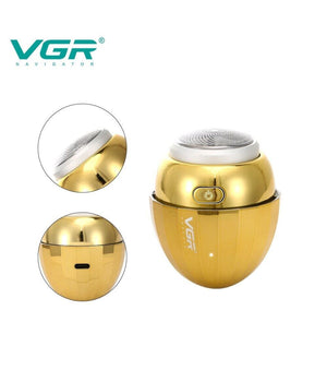 Rasoio Elettrico Portatile A Forma Di Uovo Ricaricabile Usb Impermeabile V-321         