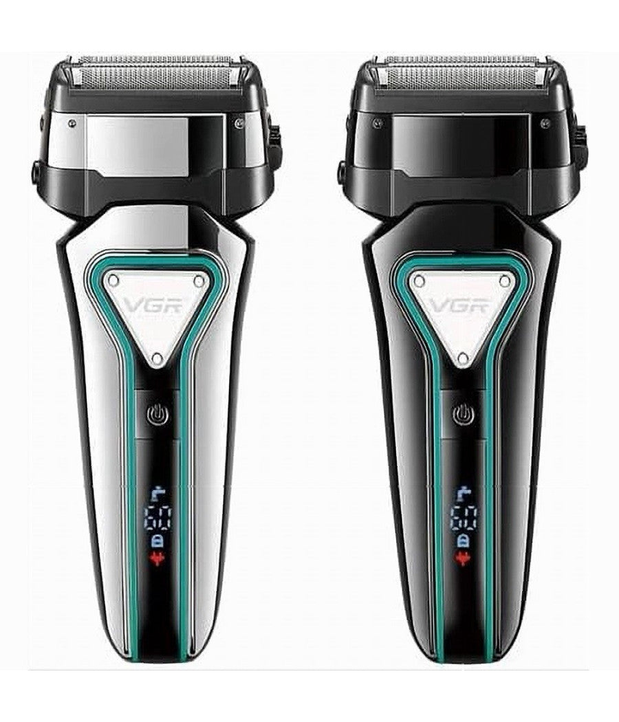 Rasoio Elettrico Professionale A Batteria Ricaricabile Barba Capelli Vgr V-333         