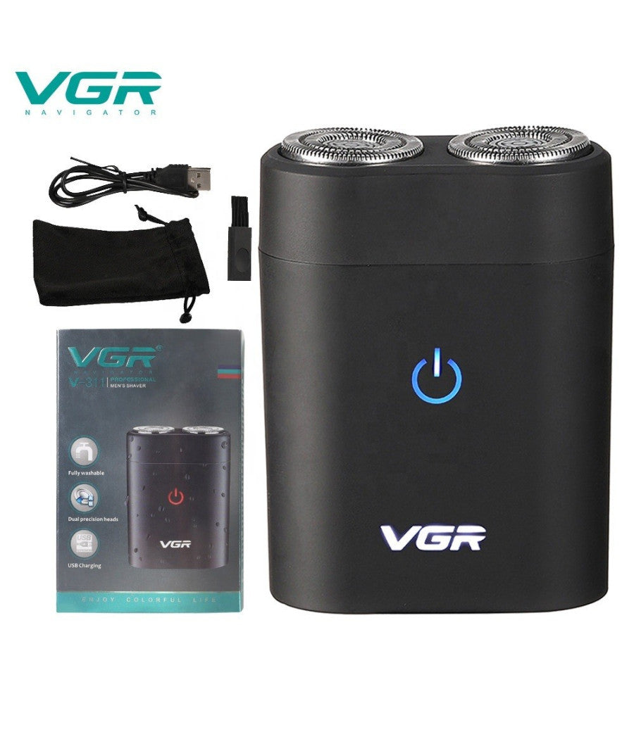 Rasoio Elettrico Professionale Portatile Ricaricabile Usb Impermeabile Ipx7 V311         