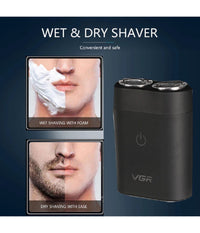 Rasoio Elettrico Professionale Portatile Ricaricabile Usb Impermeabile Ipx7 V311         