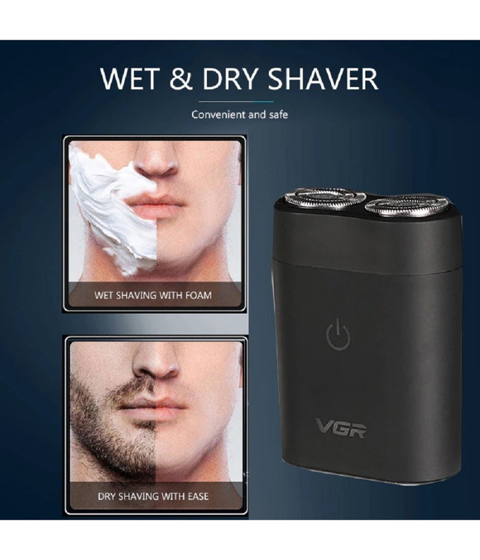 Rasoio Elettrico Professionale Portatile Ricaricabile Usb Impermeabile Ipx7 V311         