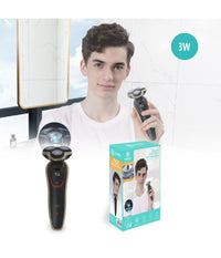 Rasoio Elettrico Ricaricabile 3 Testine 5d Barba Uomo Impermeabile 3watt Tx-9811         