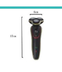 Rasoio Elettrico Ricaricabile 3 Testine 5d Barba Uomo Impermeabile 3watt Tx-9811         