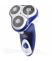 Rasoio Elettrico Ricaricabile Viso Barba Baffi Regolazione Peli 3 Testine         