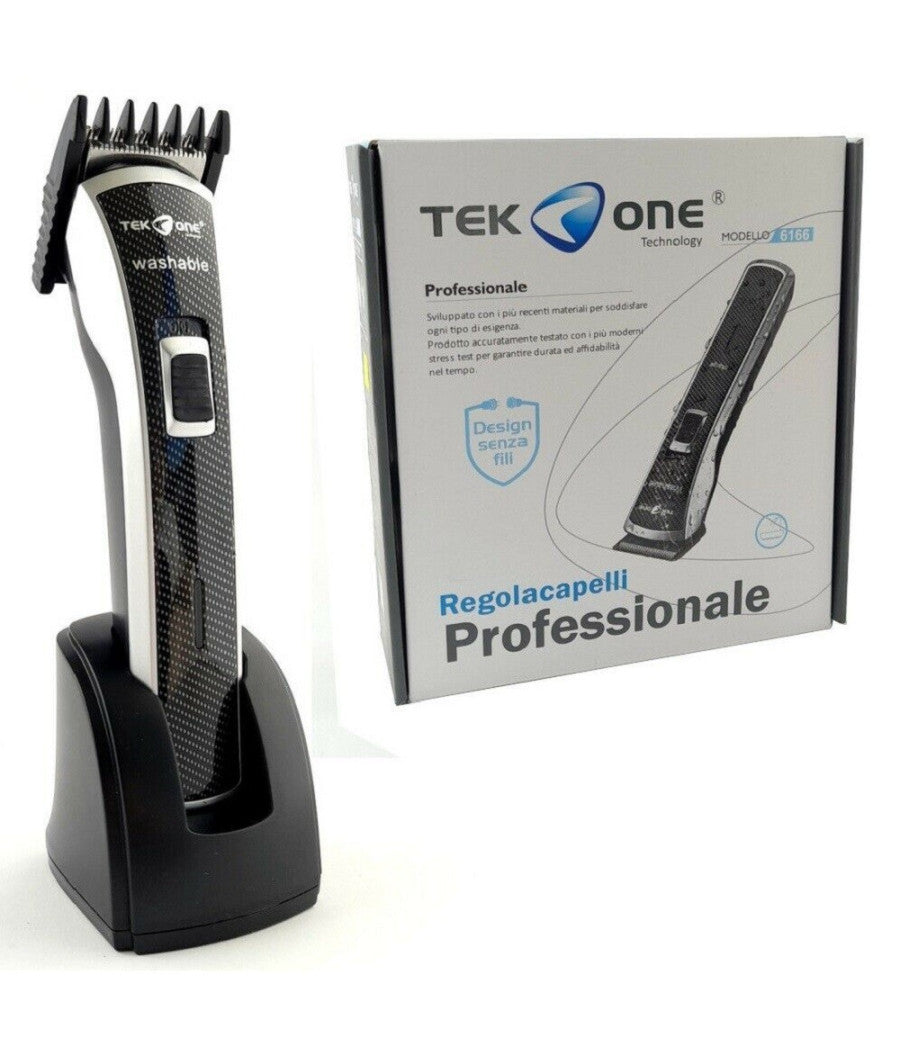 Rasoio Elettrico Tagliacapelli Professionale Regola Barba Base Di Ricarica 6166         