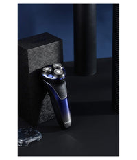 Rasoio Elettrico Uomo A 3 Teste Usb Display Lcd Batteria Ricaricabile Ipx7 V-306         