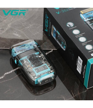 Rasoio Elettrico Uomo Per Barba Capelli Corpo Professionale Regolabarba Vgr 352         