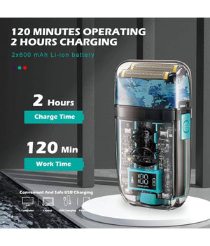 Rasoio Elettrico Uomo Per Barba Capelli Corpo Professionale Regolabarba Vgr 352         