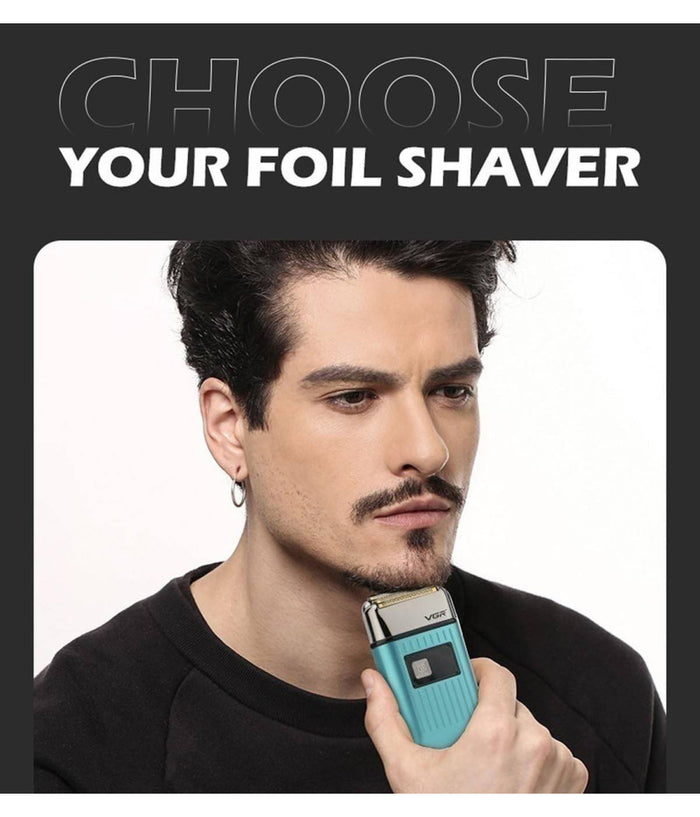 Rasoio Elettrico Uomo Per Barba Capelli Corpo Doppia Testina Indipendente Vgr357         