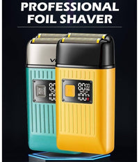 Rasoio Elettrico Uomo Per Barba Capelli Corpo Doppia Testina Indipendente Vgr357         