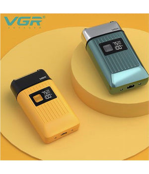 Rasoio Elettrico Uomo Per Barba Capelli Corpo Doppia Testina Indipendente Vgr357         