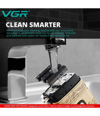 Rasoio Elettrico Uomo Per Barba Capelli Corpo Tripla Testina Indipendente Vgr335         