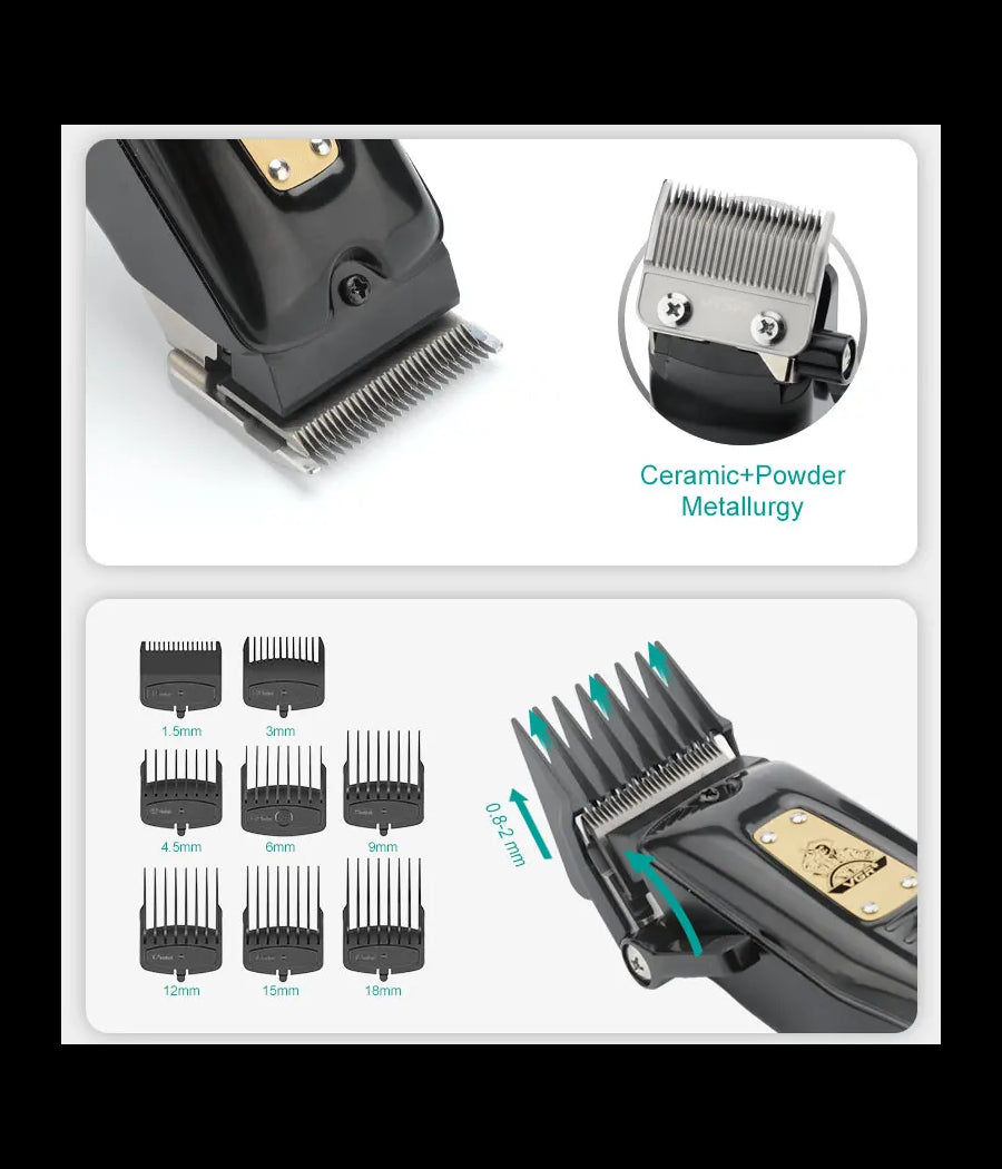 Tagliacapelli Uomo A Zero Professionale Regolabarba Ricaricabile Batteria Vgr651         