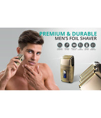 Rasoio Elettrico Uomo Per Barba Capelli Corpo Tripla Testina Indipendente Vgr335         