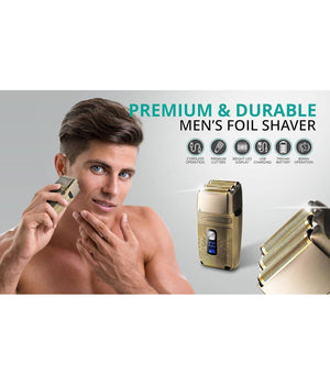 Rasoio Elettrico Uomo Per Barba Capelli Corpo Tripla Testina Indipendente Vgr335         