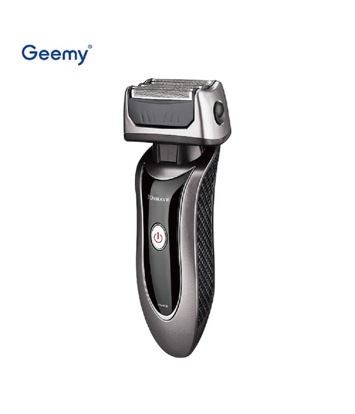 Rasoio Elettrico Uomo Taglia Barba Ricaricabile A Batteria Impermeabile Gm-7050         