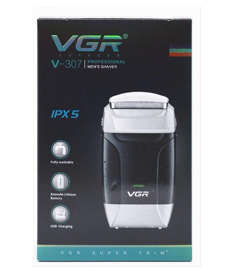 Rasoio Elettrico Usb 5 W Professionale Uomo Ricaricabile Ipx5 Impermeabile V-307         