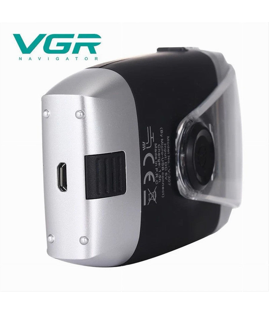 Rasoio Elettrico Usb 5 W Professionale Uomo Ricaricabile Ipx5 Impermeabile V-307         