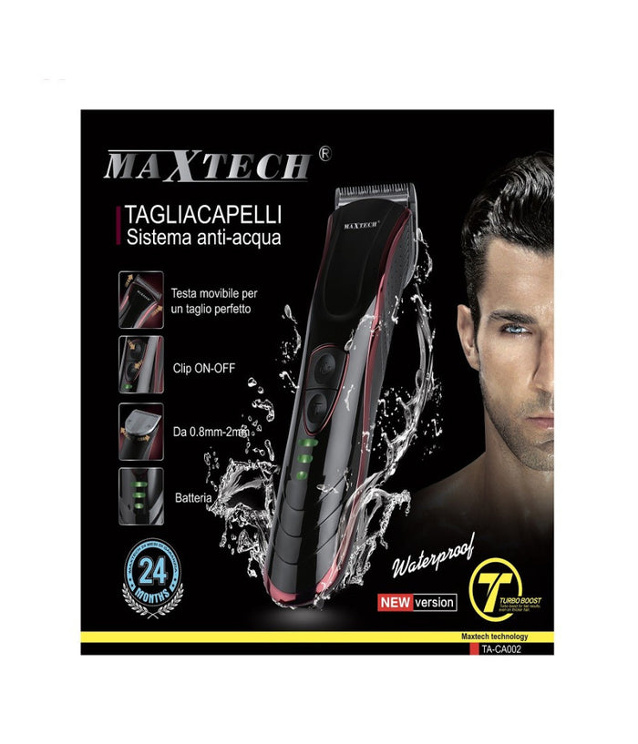 Rasoio Portatile Ricaricabile Impermeabile 4 Testine Taglia Capelli Barba Ta-ca002         