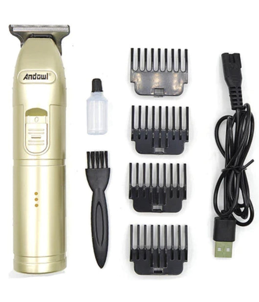 Rasoio Professionale 4 Testine Di Taglio Silenzioso Clipper Q-xt12 Ricaricabile         