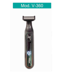 Rasoio Professionale A Lama Rifinitore Regola Capelli Barba Uomo Display Led V-360         