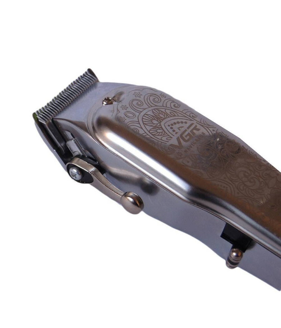 Rasoio Professionale Taglia Capelli Regola Barba Ricaricabile Display Vgr V-116         