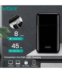 Rasoio Professionale Uomo A Batteria Ricaricabile Elettrico Portatile Usb V-390         