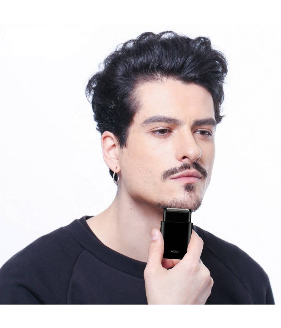 Rasoio Professionale Uomo A Batteria Ricaricabile Elettrico Portatile Usb V-390         