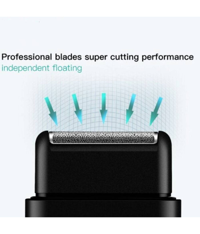 Rasoio Professionale Uomo A Batteria Ricaricabile Elettrico Portatile Usb V-390         