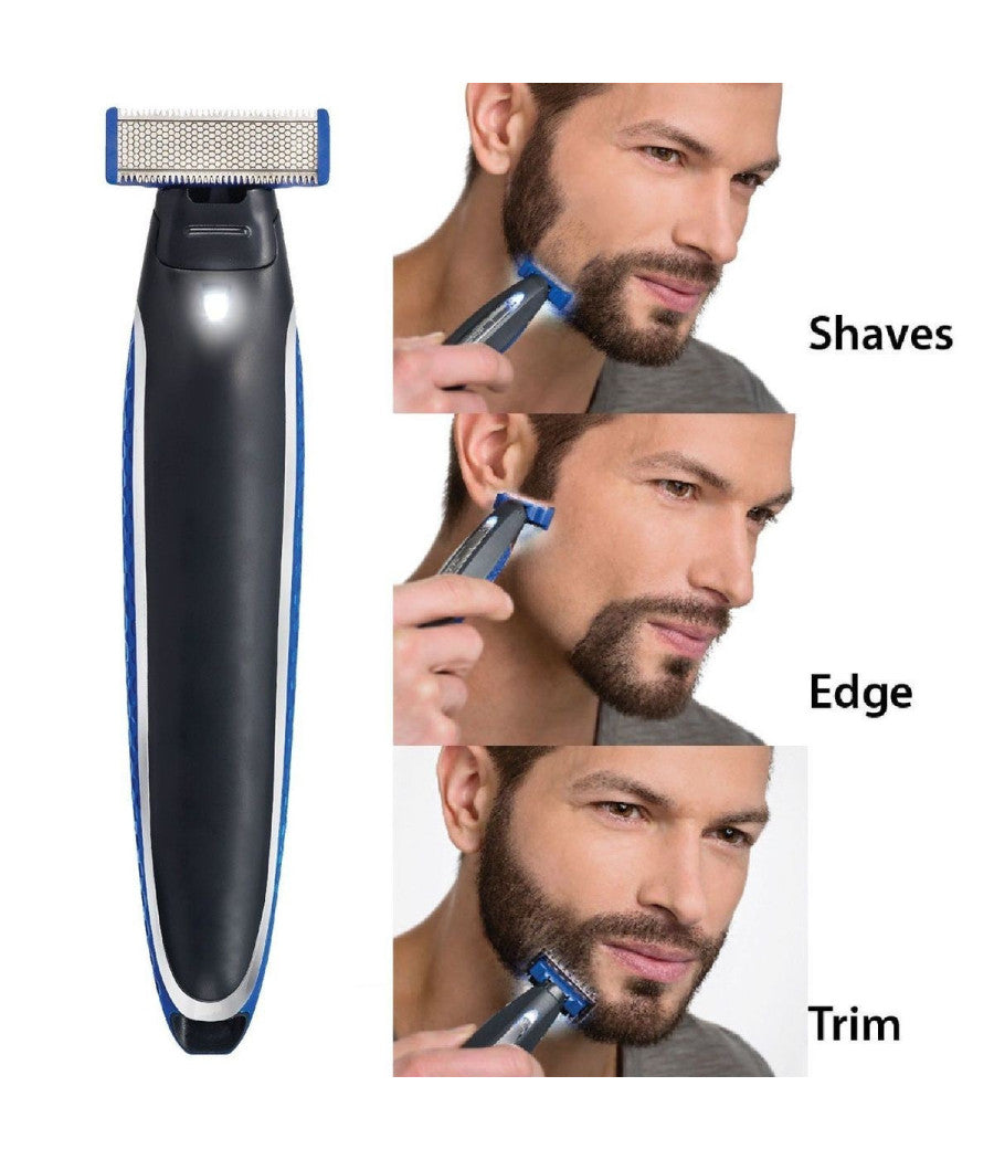 Rasoio Ricaricabile Elettrico Per Barba Uomo Power Micro Touch Solo Portatile         