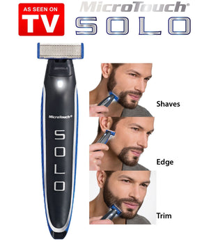 Rasoio Ricaricabile Elettrico Per Barba Uomo Power Micro Touch Solo Portatile         