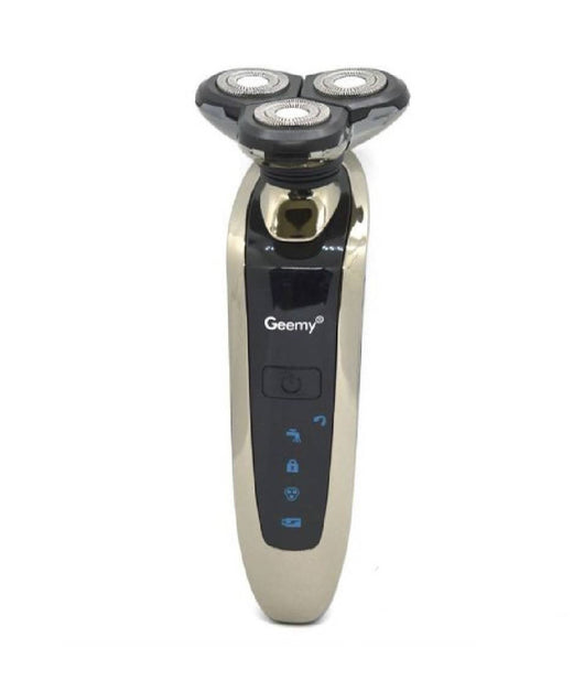 Rasoio Ricaricabile Elettrico Professionale Barba A 3 Testine Flottanti Gm-7760         